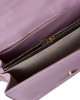 FARFALLA Lilac Leather Shoulder Bag 