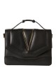 FARFALLA Black Leather Shoulder Bag FARFALLA Black Leather Shoulder Bag