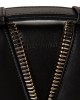 FARFALLA Black Leather Shoulder Bag