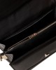 FARFALLA Black Leather Shoulder Bag FARFALLA Black Leather Shoulder Bag