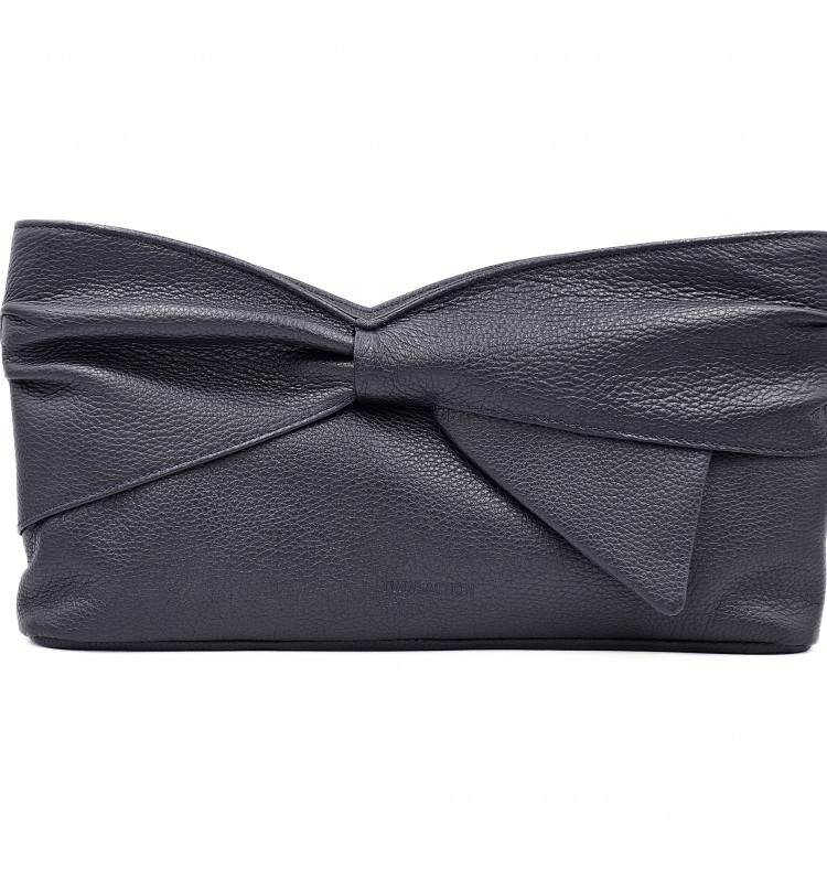 Sorriso Midnight Leather Hand and Shoulder Bag 