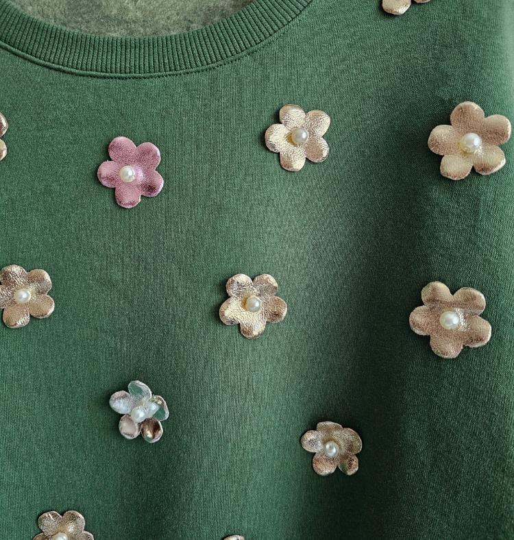 Daisy Sweatshirt yeşil