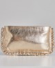 Frilly Clutch Gold 