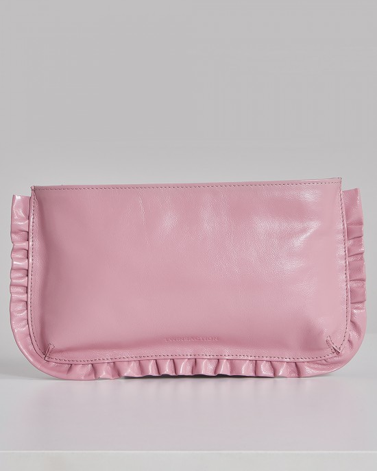 Frilly Clutch Pink Frilly Clutch Pink