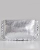 Frilly Clutch Silver