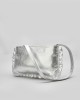 Frilly Clutch Silver