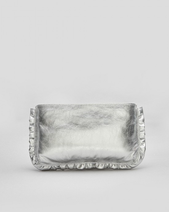 Frilly Clutch Silver Frilly Clutch Silver