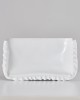 Frilly Clutch White