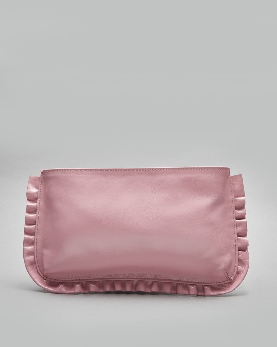 Frilly Clutch Pink Frilly Clutch Pink
