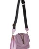 FARFALLA Lilac Leather Shoulder Bag 