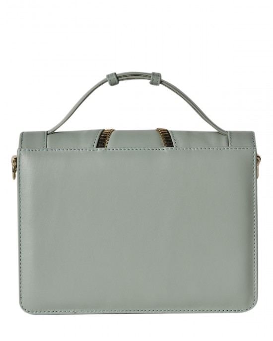 FARFALLA Mint Leather Shoulder Bag FARFALLA Mint Leather Shoulder Bag