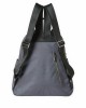 Allegra Grey Leather Detailed Backpack