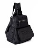 Allegra Black Leather Detailed Backpack Allegra Black Leather Detailed Backpack