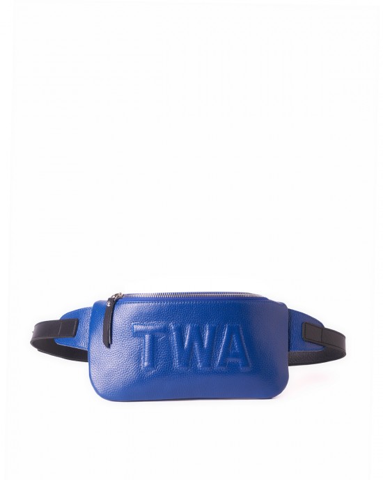 Ale Blue Leather Belt Bag Ale Blue Leather Belt Bag