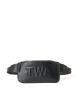 Ale Black Leather Belt Bag Ale Black Leather Belt Bag