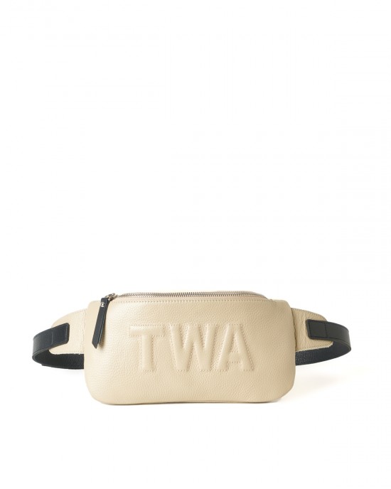 Ale Beige Leather Belt Bag Ale Beige Leather Belt Bag